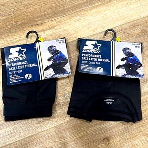 Boys Youth Base Layer Thermal Top and Pants